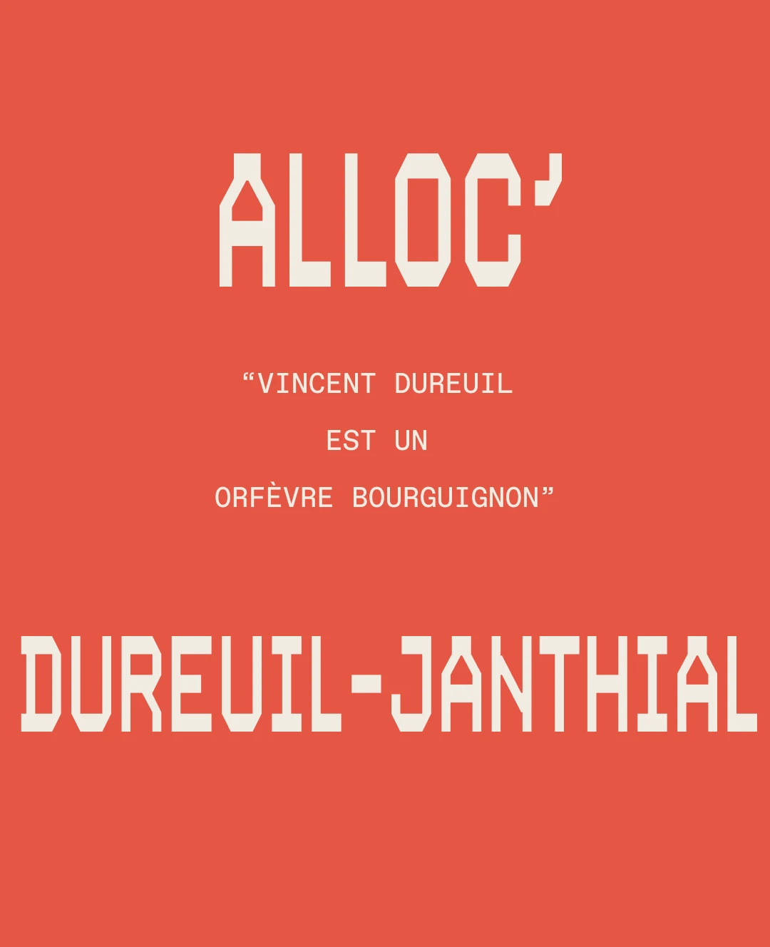 Visuel d'annonce de la Wyne Alloc' Dureuil-Janthial, janvier 2026