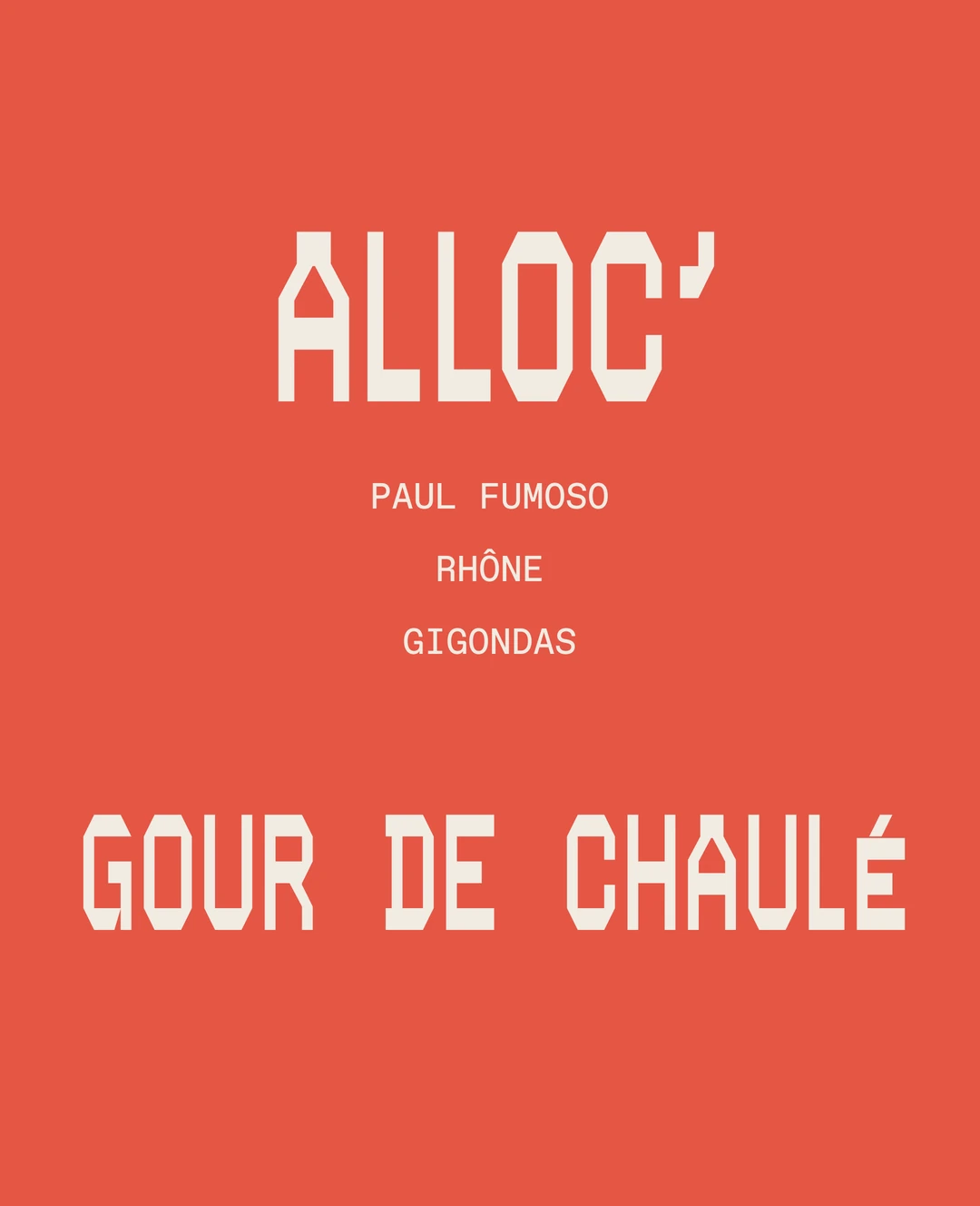 Visuel d'annonce de la Wyne Alloc' Gour de Chaulé, juin 2026
