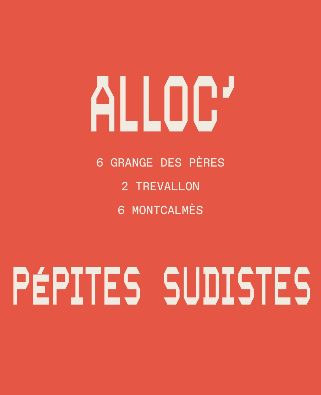 Visuel d'annonce de la Wyne Alloc' Grange des Pères, Montcalmès & Trevallon, juin 2026