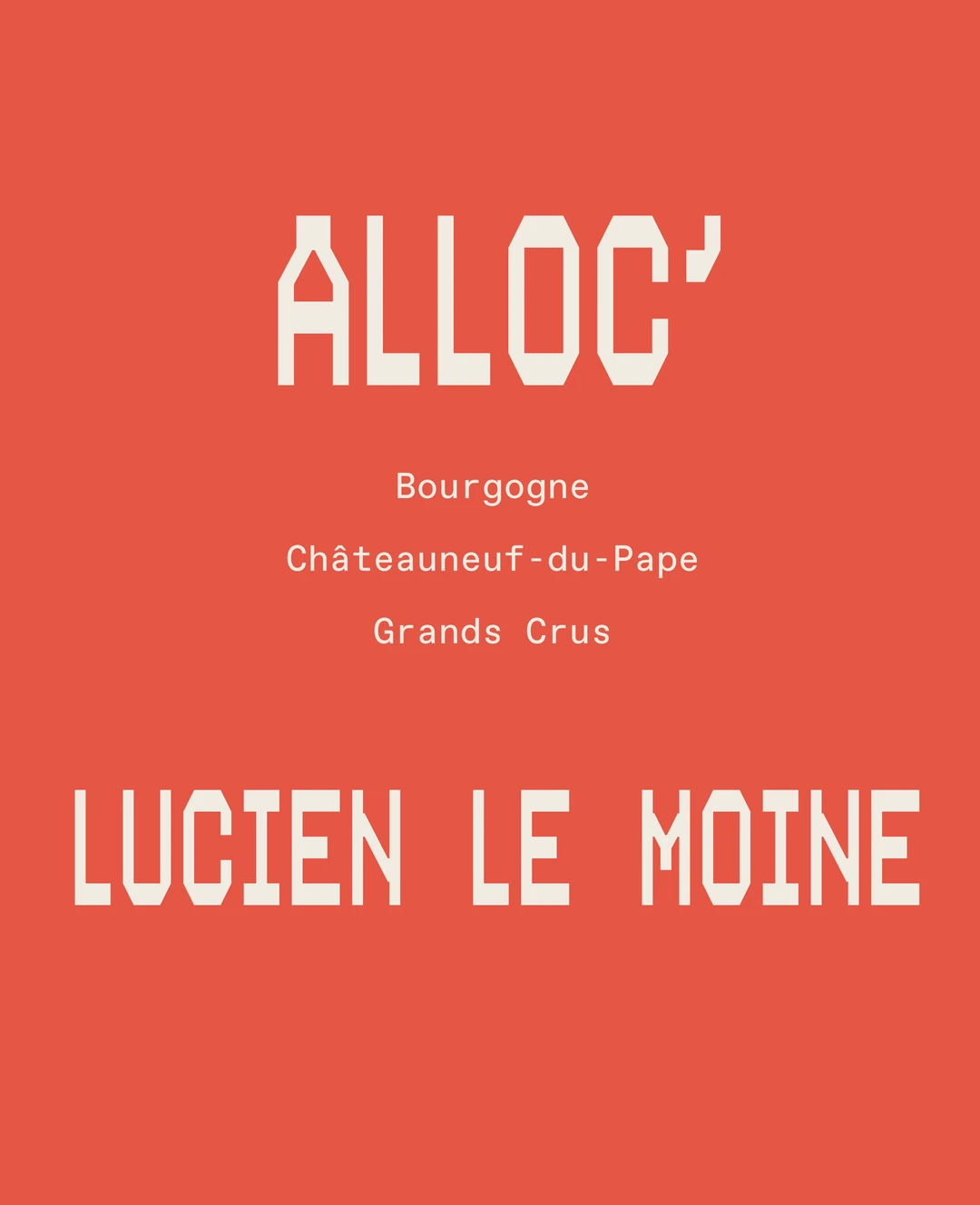 Visuel d'annonce de la Wyne Alloc' Lucien Le Moine, septembre 2026